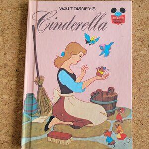 Vintage Hardcover Storybook Walt Disney's Cinderella 1974